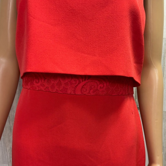 Vince Camuto Red Popover Sleeveless Dress - Picture 5 of 13